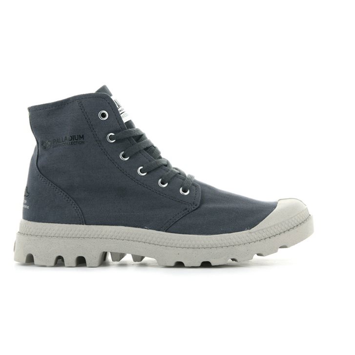 Bottes Palladium Pampa Hi Organic II Femme Bleu Marine | FR EGM423U